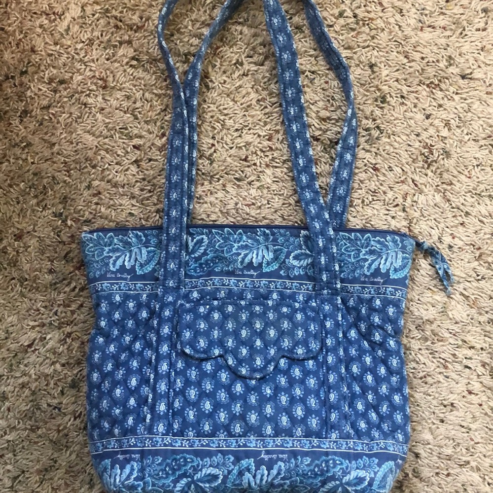 Authentic Vera Bradley Blue canvas shoulder bag